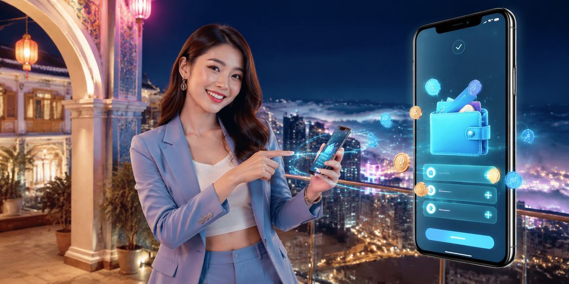 Pengguna membuat deposit mudah melalui aplikasi cashsweep